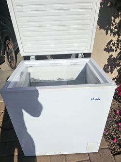 Haier chest freezer.
