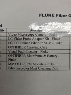 Fluke Optifiber  OF-500