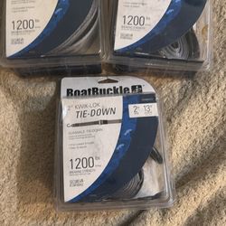 BoatBuckle Kwik-Lok Transom Tie-Downs 2in Wide / 13 Feet 