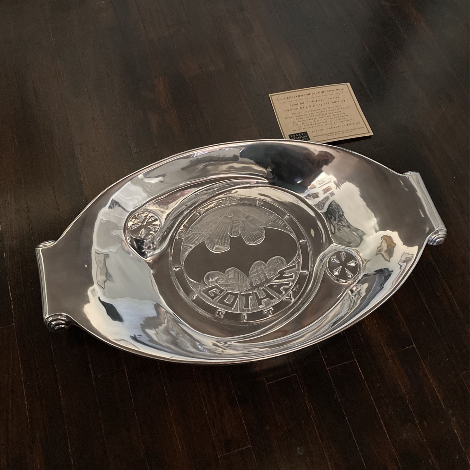 The great Gotham city coin collection Batman platter