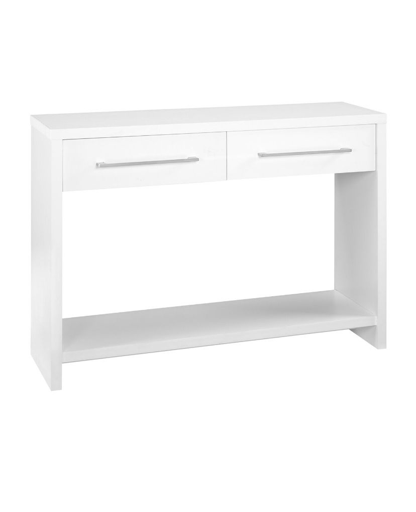 White console table new