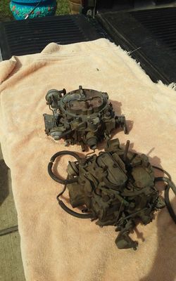 Quadrojet carb 2 of them