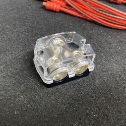 New 0 Gauge Distribution Block 1 x 0 In / 2 x 0 Out $15 Each 