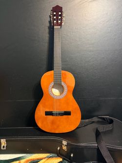 J & Z 36” 3/4-Size Classical Compact Acoustic Guitar.
