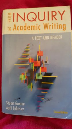 From inquiry to academic writing