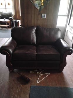 Leather Love (2) and chair