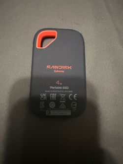 4TB sandisk extreme portable ssd