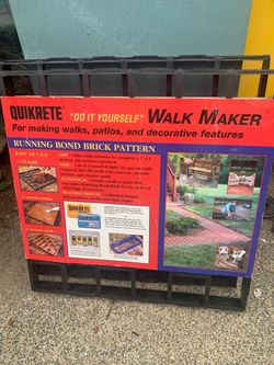 2 sections of walk making forms