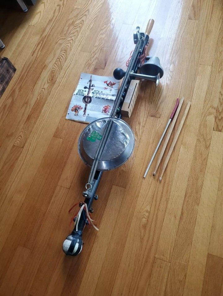 Vintage One Man Band Stumpf Fiddle Instrument 1984 