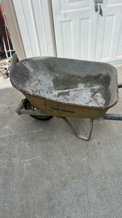 Have a wheelbarrow for sale airless metal handles don’t need it