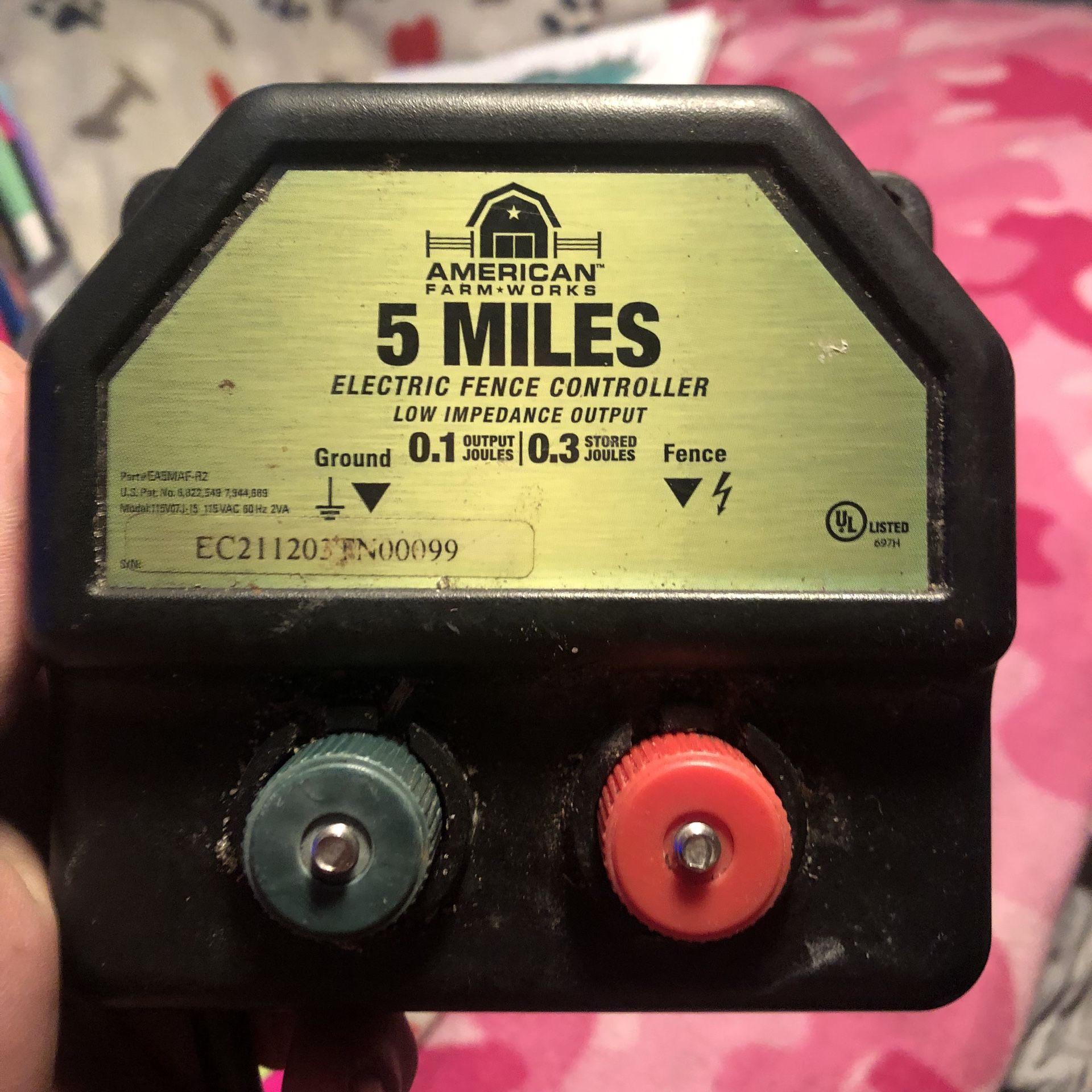 American Farm works 5 Mile Electric Fence Controller