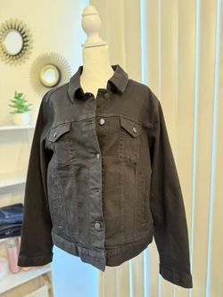 Modern Black Dinim Jacket