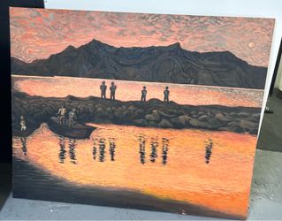 Hand painted canvas