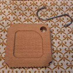 Bristle-Free Wooden Grill Scraper BBQ Cleaner - Safe Natural Wood Tool for Grate