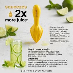 Prepara Citrus Juicer Reamer Yellow NEW
