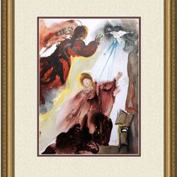 salvador dali biblia sacra framed Mariae Annunciate