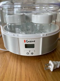 Euro Cuisine Yogurt Maker with Glass Jars & Timer – Complete Set
