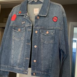 Candies Embroidered Jean Jacket