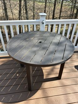 Metal Patio Table