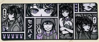 Hello Senpai Bunny Girl Senpai Deskmat