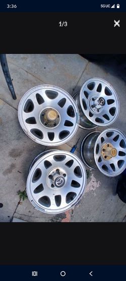 Setde 4 rines r15 de 5 ollos Para troca mazda 4000 or ranger explorer de 5 ollos r15