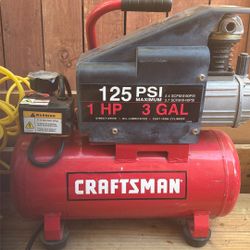 Craftsman 3 Gallon Air Compressor With Hose 