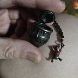 Vintage Copper Brass Locket Winnie The Pooh Hunny Pot Necklace From Hot Topic 