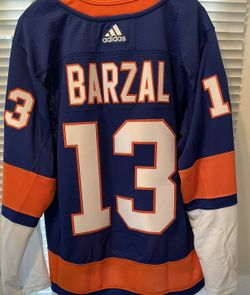Like New Adidas Authentic NY Islanders Mathew Barzal Jersey Size 50