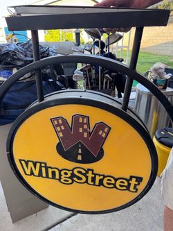 Original Wingstreet lighted sign