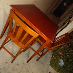 Dinning Table And Chairs Solid Wood 150.00  4 Wooden Chairs Solid Wood 