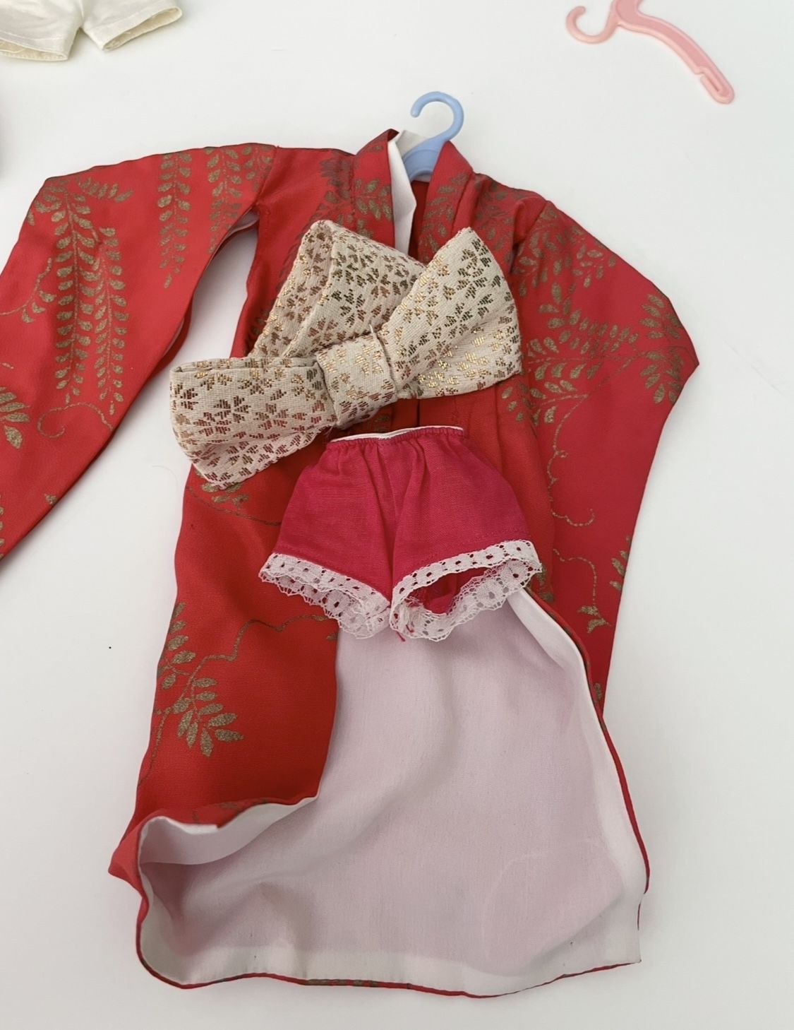 Vintage Barbies And Case With Clothes