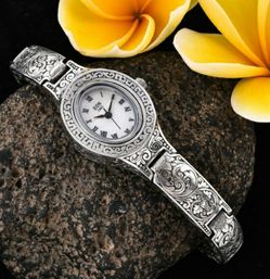 (Shipped Only) Swiss Movement Bracelet Watch in 925 SS