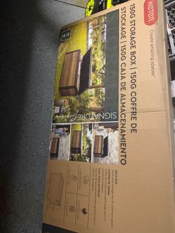 Storage box 150 gallon