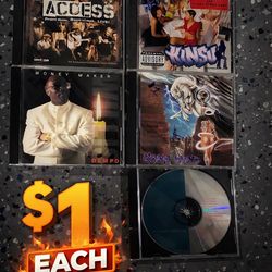 Large Old School Hip Hop, R&B, Reggae & Soul CD Collection – Bulk Orders Available