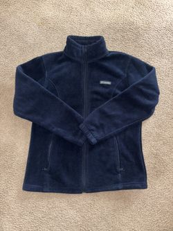 Columbia Women’s Benton Springs™ Full Zip Fleece Jacket Navy Blue Size L