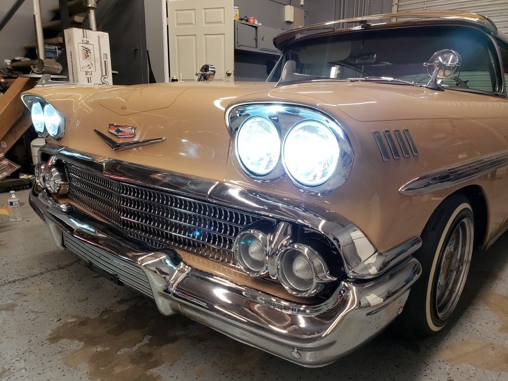 1958 To 1976 CHEVY IMPALA GLASS LED HEADLIGHTS