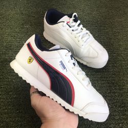 Puma Scuderia Ferrari Roma Little Kids' ShoesWhite/Peacoat 339974 Size 3y PS