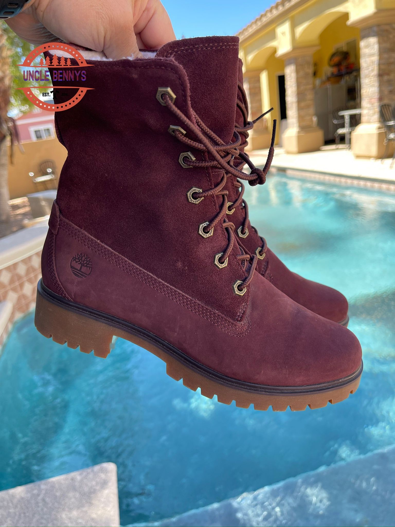 Fleece down Timberland Boots