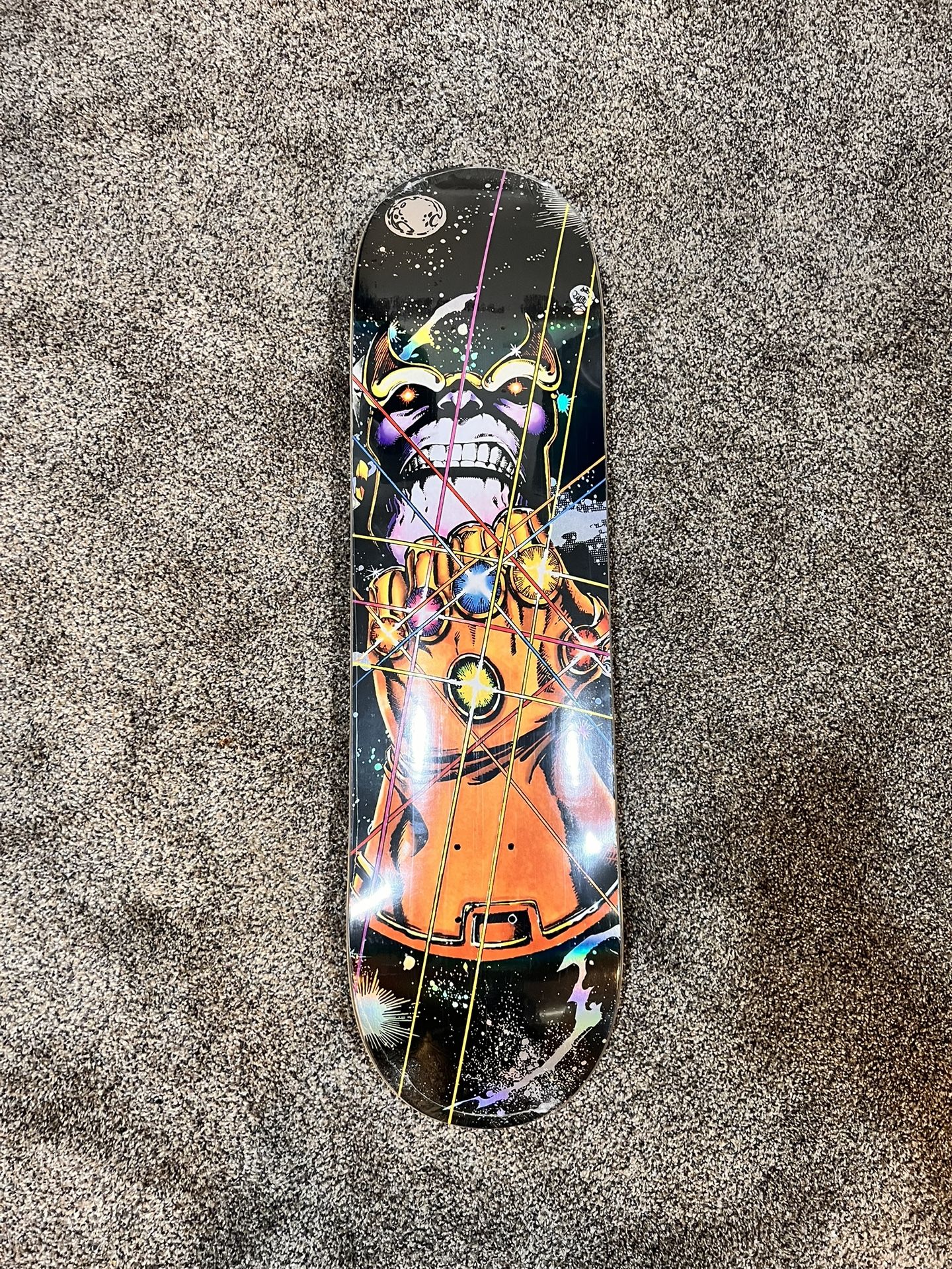 Huf x Avengers Oh Snap Thanos Skateboard Deck 8.25 Sealed