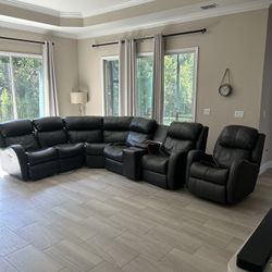 Sofa and Recliner set