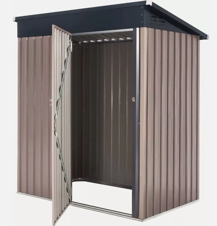 New 3' x 5' Metal Storage Shed for Garden Tools with Lockable Door 67