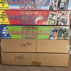Official Complete Sets Baseball Cards Lot