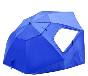 Large Fishing Umbrella / Beach Parasol Sun Shelter
