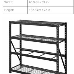 Whalen Storge  Rack Needs Shelves 