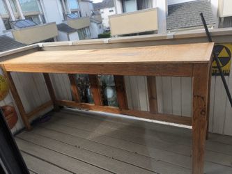 Wood bar table (see description)