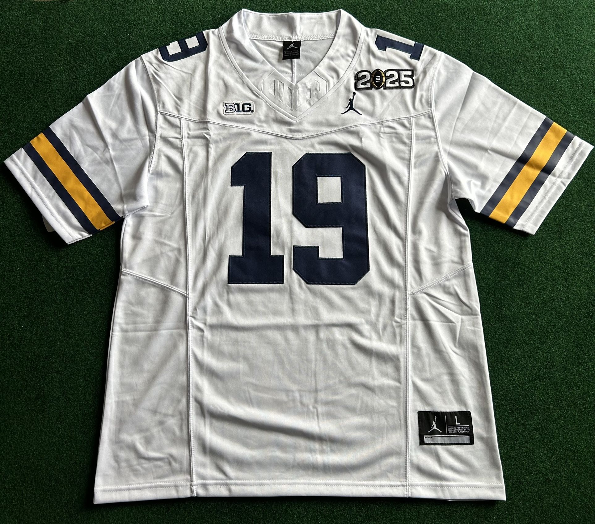Bryce Underwood Michigan Wolverines White Jersey