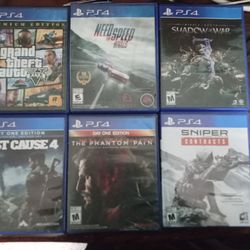 PS4 Games Lik New Ask For Prices 