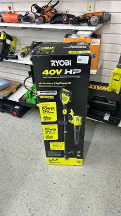 Battery  trimmer and blower