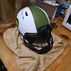 Seahawks Signed Elijah Arroyo Helmet 