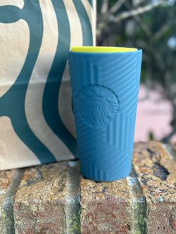 NEW Starbucks Ceramic Tall 12 oz Cup With Lid 2024